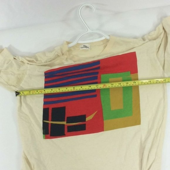 Medium Eric Alexandre  Faded White Graphic T-Shirt Distressed - Picture 6 of 7